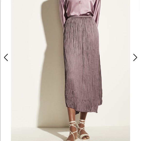 Vince Dresses & Skirts - Vince Pleated Paneled Skirt in Fig